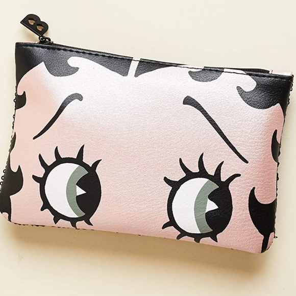 Betty Boop eyeshadow palette plus FREE matching makeup bag - black sequins - Picture 7 of 9